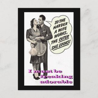 "Freakin' Adorable" Postcard
