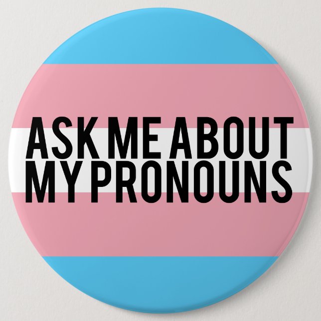 Freakin' Enormous Pronouns Button (Front)