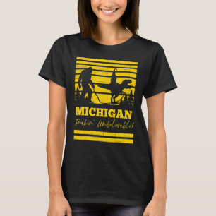 Freakin Unbelievable Funny Michigan Bigfoot T-Rex T-Shirt