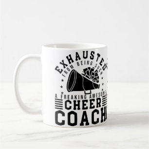 Freaking Awesome Cheer Coach Cheerleading Cheerlea Coffee Mug