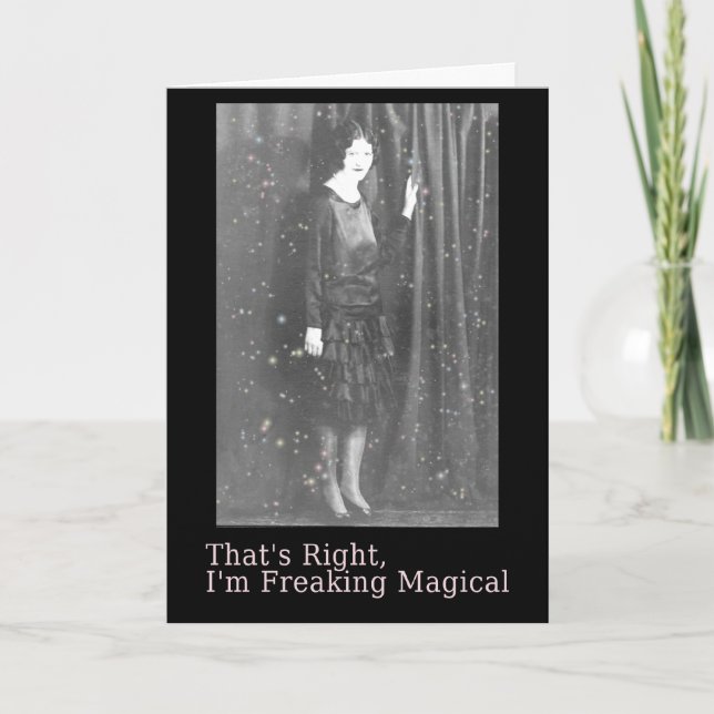 Freaking Magical Halloween Card (Front)