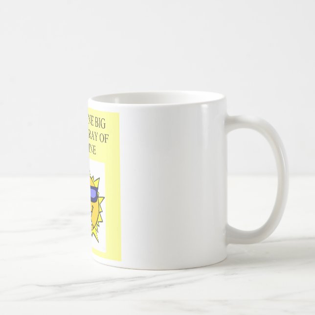 freaking ray of sunshine coffee mug (Right)