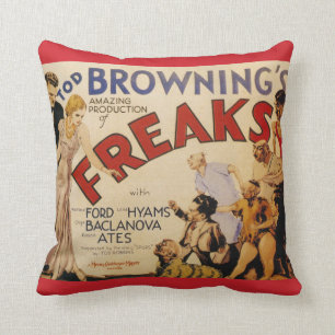 Freaks (Tod Browning, 1932) Throw Pillow