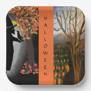 FREAKY FABULOUS HALLOWEEN PARTY PAPER PLATE