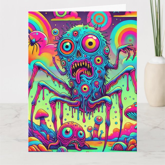 Freaky Fun The Psychedelic Creeper  Card (Front)