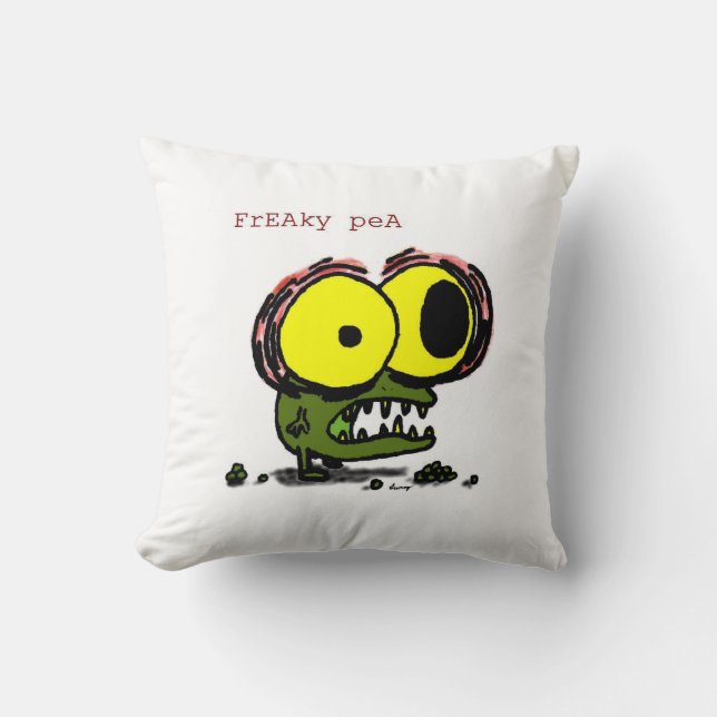 Freaky Pea Coussin (Recto)