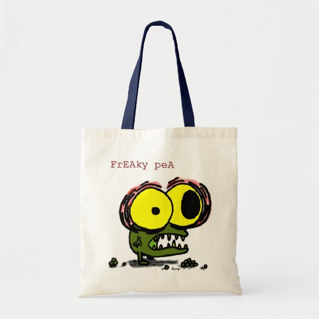 Freaky Pea Tote Bag (Front)