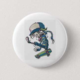 freaky skateboard 2 inch round button