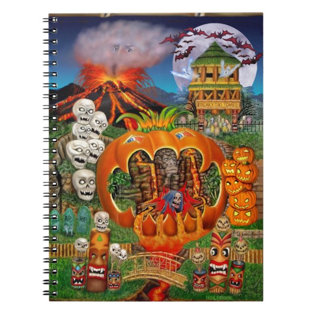 FREAKY TIKI TOMBS NOTEBOOK (Front)