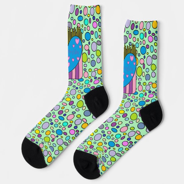 FreakyFryShy Socks  (Left)