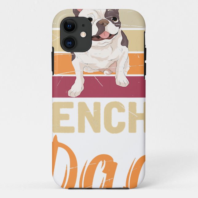 Frechie Dad Bulldog Lover Fathers Day Dog Owner Case-Mate iPhone Case (Back)