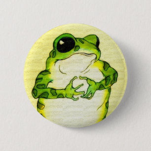 Freckle Frog 2 Inch Round Button