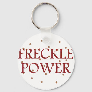 Freckle Power Keychain