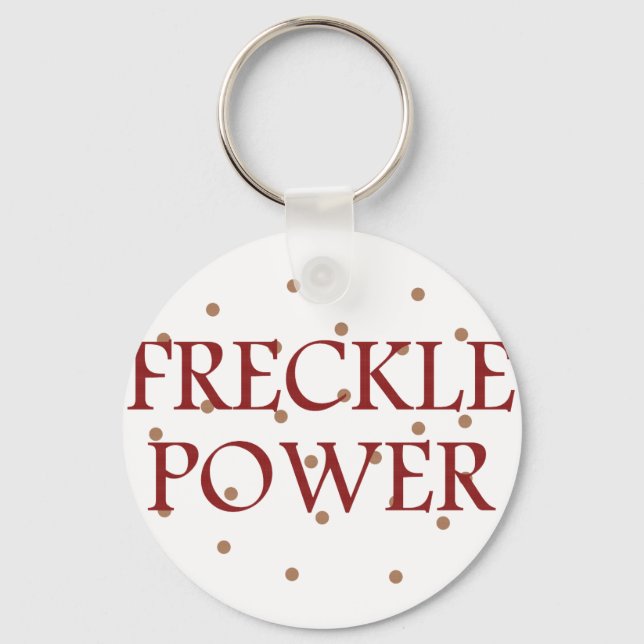 Freckle Power Keychain (Front)