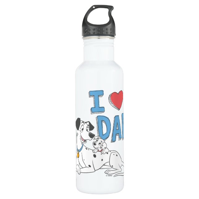 Freckles & Pongo - I Love Dad 710 Ml Water Bottle (Front)