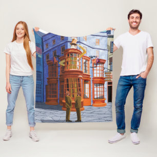 Fred and George at Weasley's Wizard Wheezes Fleece Blanket