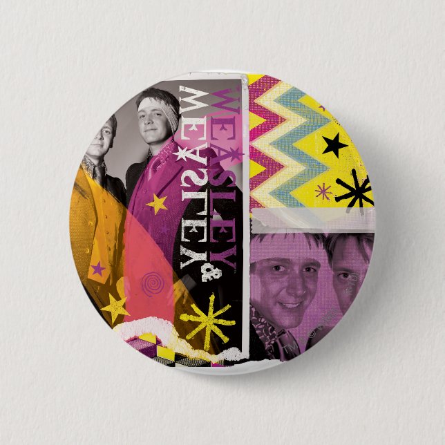 Fred and George Weasley 2 Inch Round Button (Front)