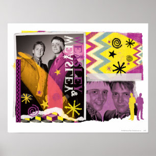 Fred and George Weasley Poster