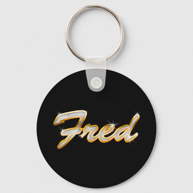 Fred Bling Keychain (Front)