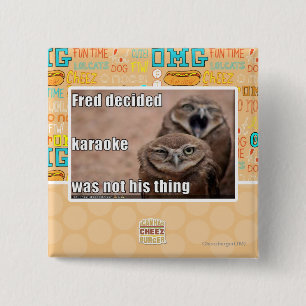 Fred decided 2 inch square button