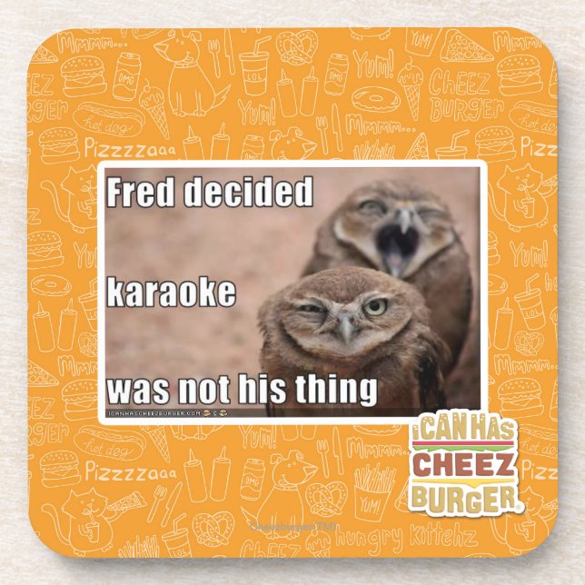 Fred decided coaster (Front)