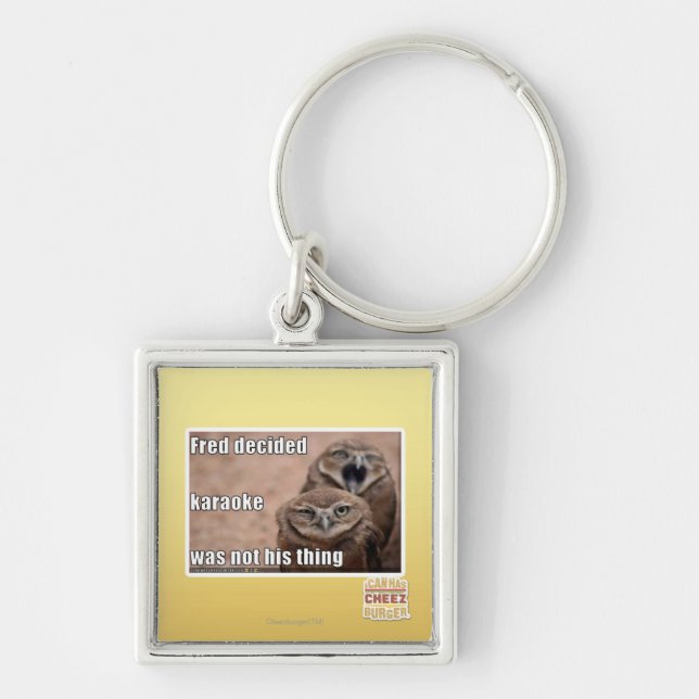 Fred decided keychain (Front)