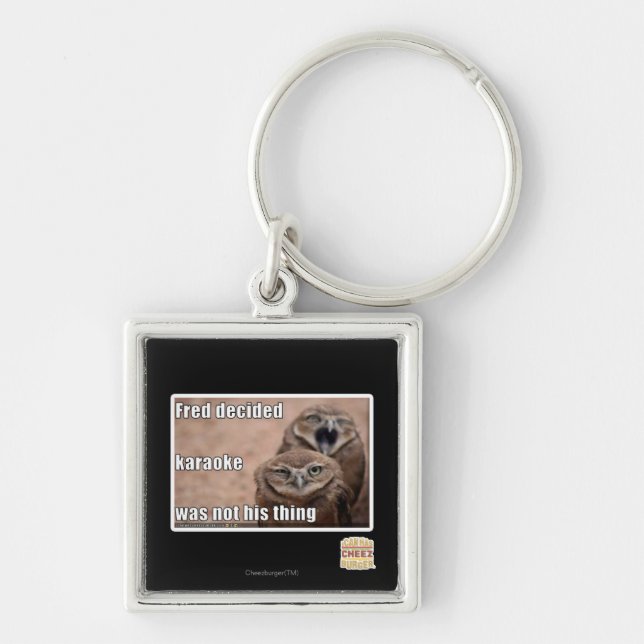 Fred decided keychain (Front)