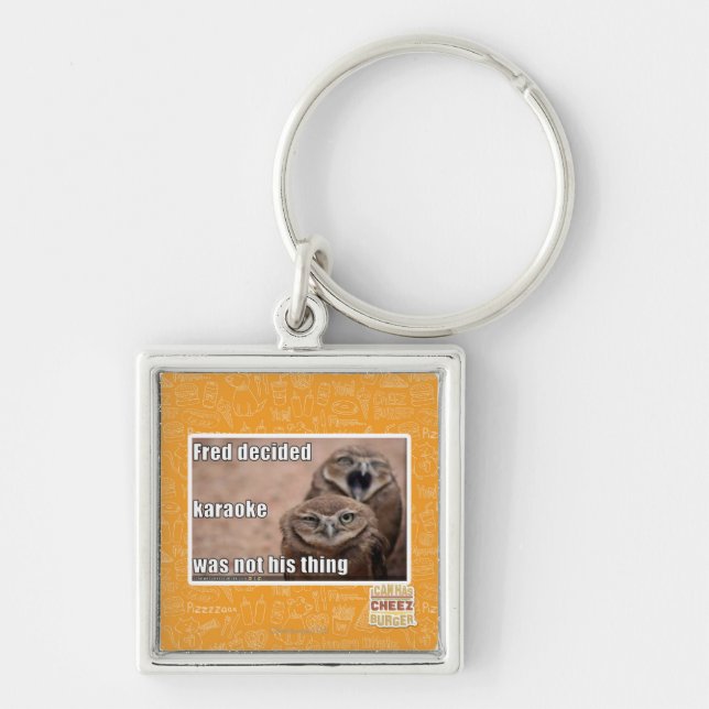 Fred decided keychain (Front)