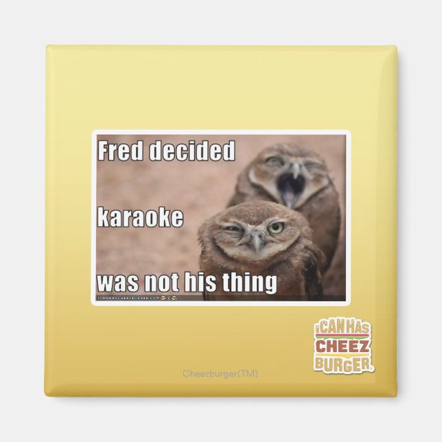 Fred decided magnet (Front)