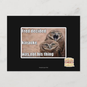 Fred decided postcard