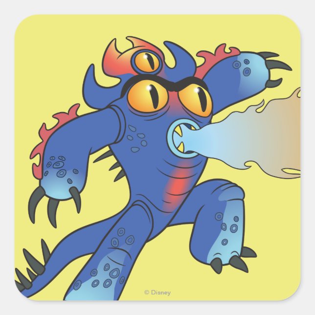 Fred Flamethrowers Square Sticker (Front)