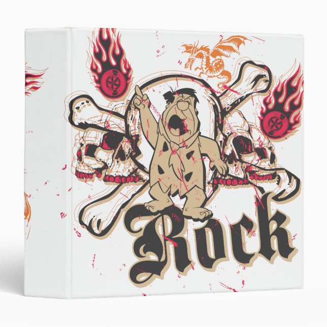 Fred Flintstone  Rock Binder (Front/Spine)