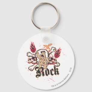 Fred Flintstone  Rock Keychain