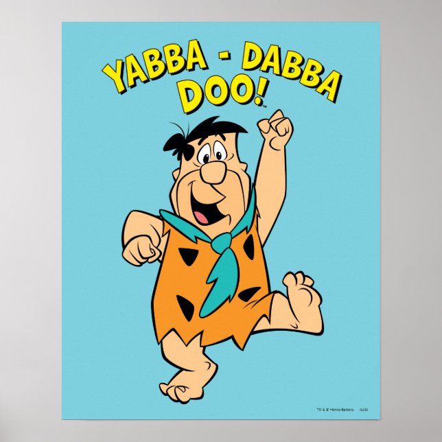 Fred Flintstone Yabba-Dabba Doo! Poster (Front)