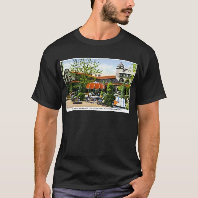 Fred Harvey Hotel, Albuqurque, New Mexico T-Shirt (Front)
