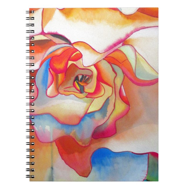 Fred martin begonia watercolour art notebook (Front)