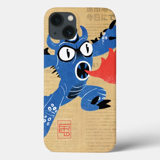 Fred Monster Suit Case-Mate iPhone Case (Back)