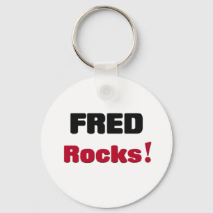 Fred Rocks Keychain