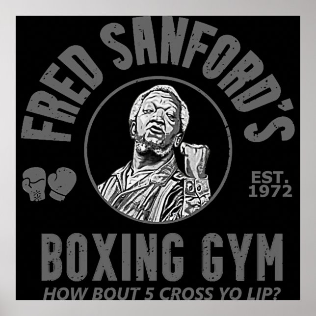 Fred Sanfords Boxing Gym TShirt Poster (Front)