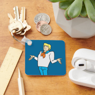 Fred Shrug Keychain