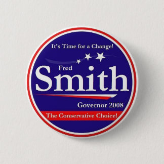 Fred Smith 2 Inch Round Button