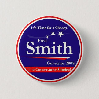 Fred Smith 2 Inch Round Button