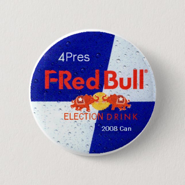Fred Thompson Bull Button (Front)