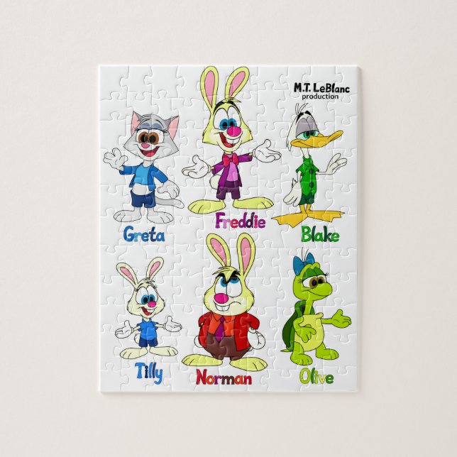 Freddie Bunny & Friends  Jigsaw Puzzle (Vertical)