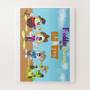 Freddie Bunny in the Old West puzzle