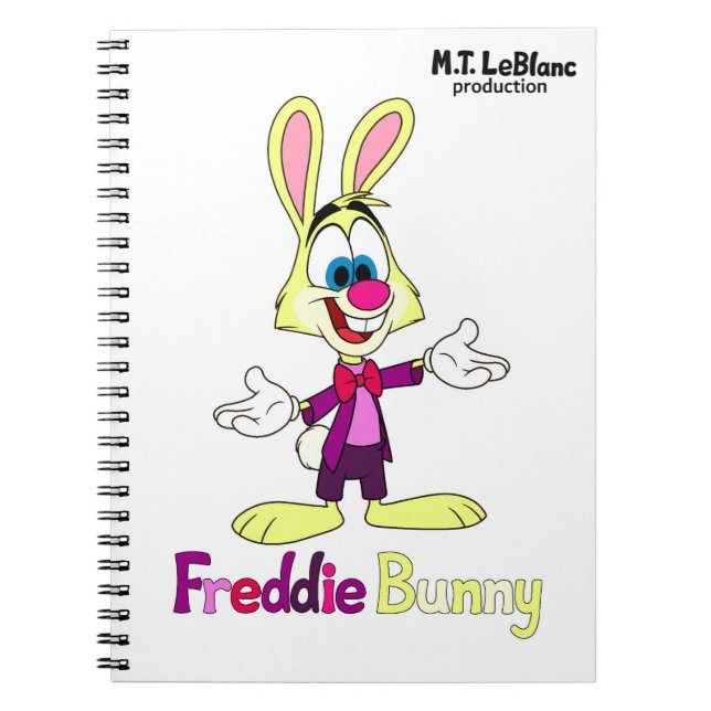 Freddie Bunny  Notebook (Front)
