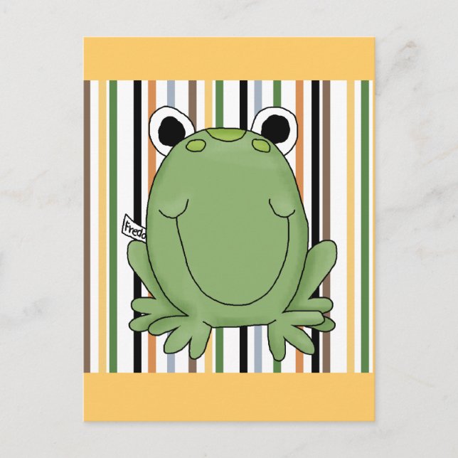 Freddie Frog Tshirts and Gifts Postcard (Front)