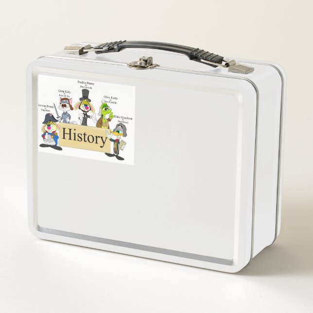 Freddie History Theme  Metal Lunch Box (Front)