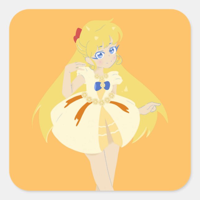 Freddo Venus Square Sticker (Front)