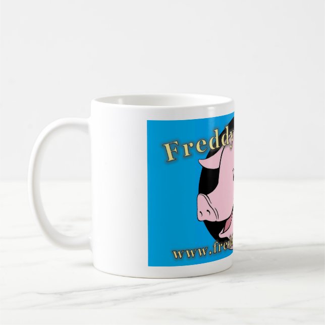Freddy la tasse de café de porc (Gauche)